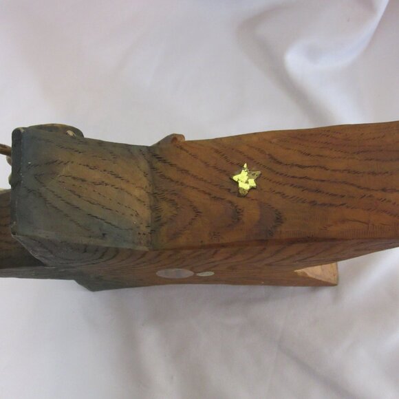 Vintage Roman Inc Nativity Scene Christmas Carved Star Baby Jesus Star Angels - Picture 6 of 11